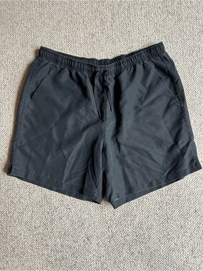DSG Charcoal Elastic Waist Athletic Shorts